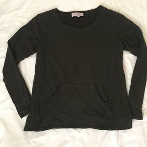 Philosophy dark green sweatshirt